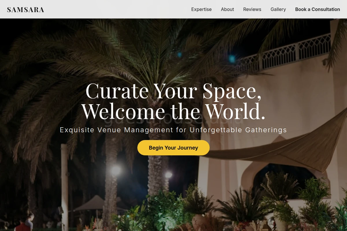 Boutique Venue Management